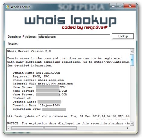 whois lookup download.